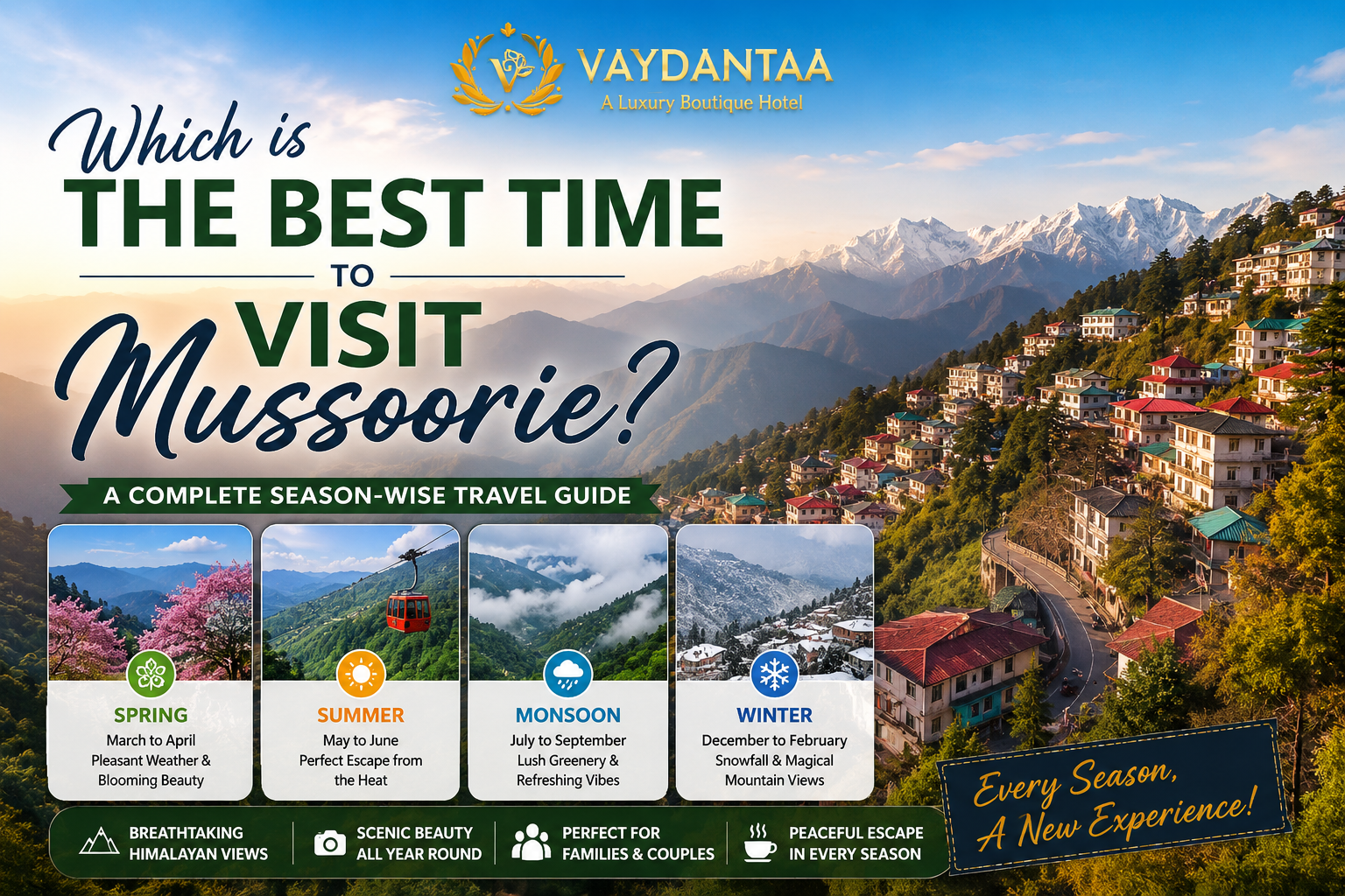 the best time to visit Mussoorie