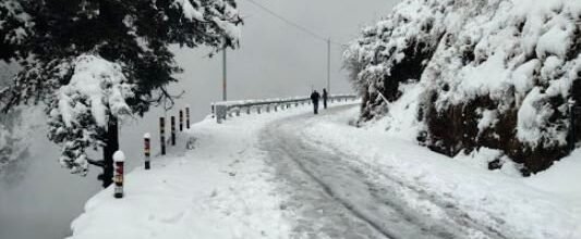 Mussoorie experience snowfall