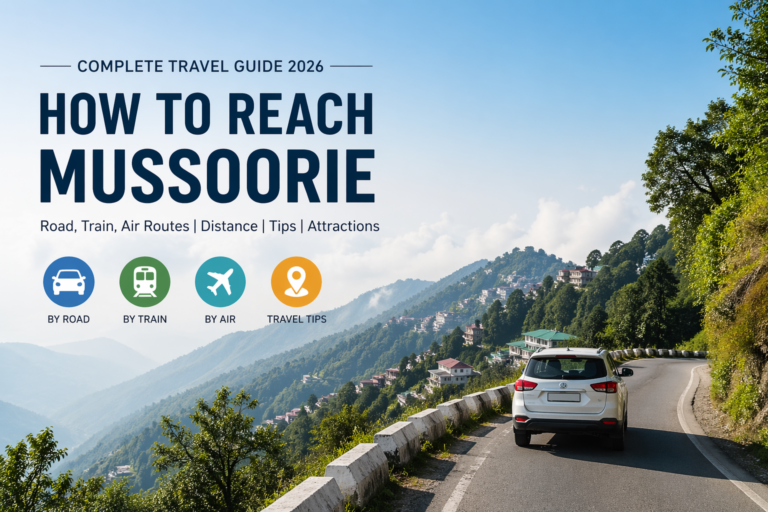 How to Reach Mussoorie by Road, Train & Air | Delhi to Mussoorie ...