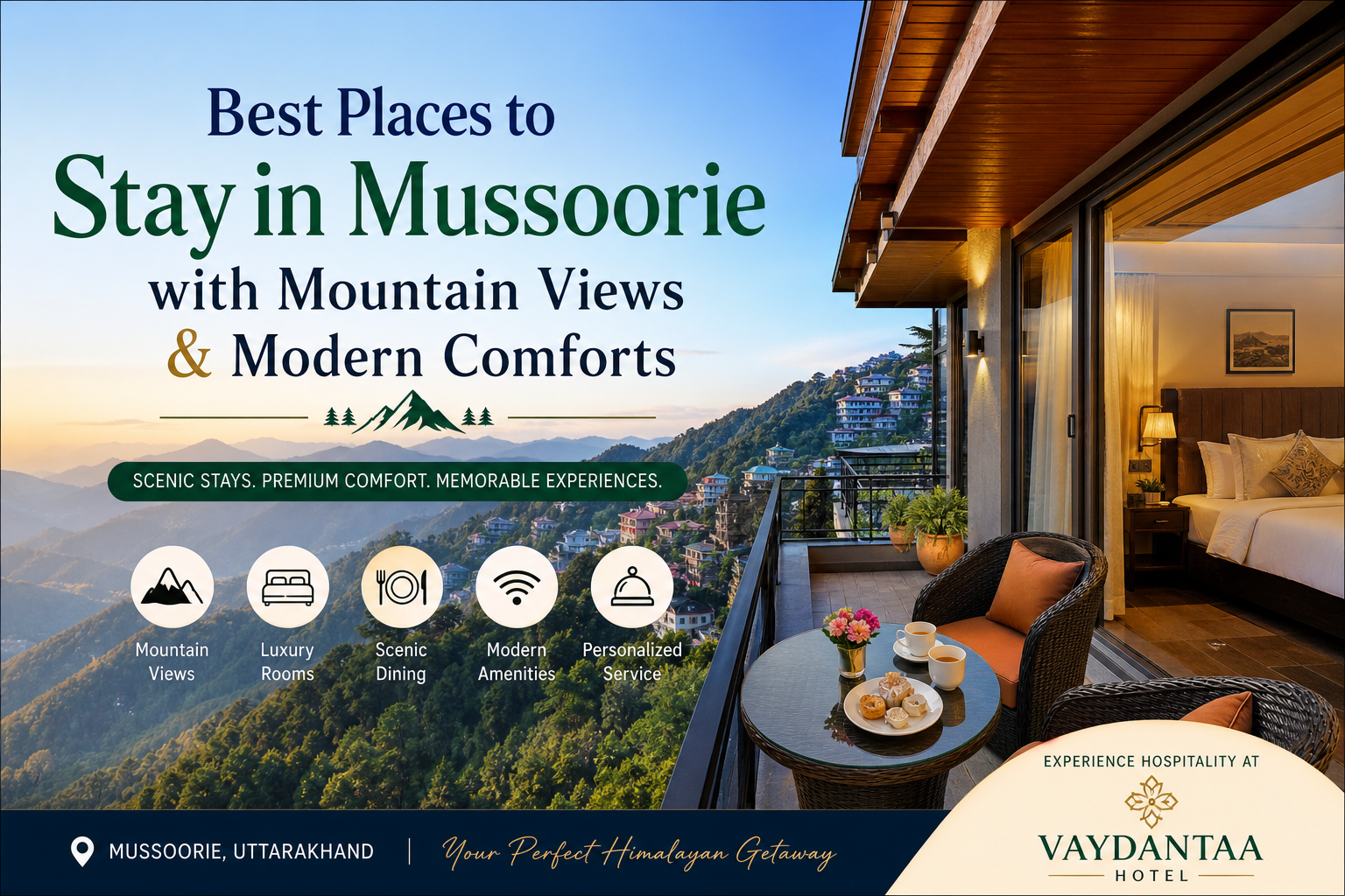 Best Places to Stay in Mussoorie