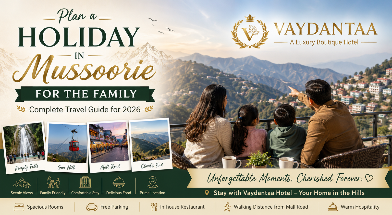 Plan a Holiday in Mussoorie for the Family: Complete Travel Guide for 2026